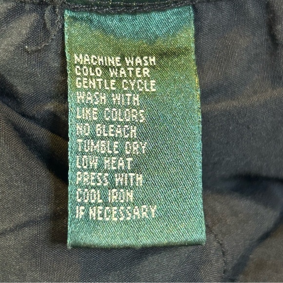 Lauren Jeans Co. Ralph Lauren Mid Rise Flare Black Denim Jeans Size 16 - Picture 12 of 12